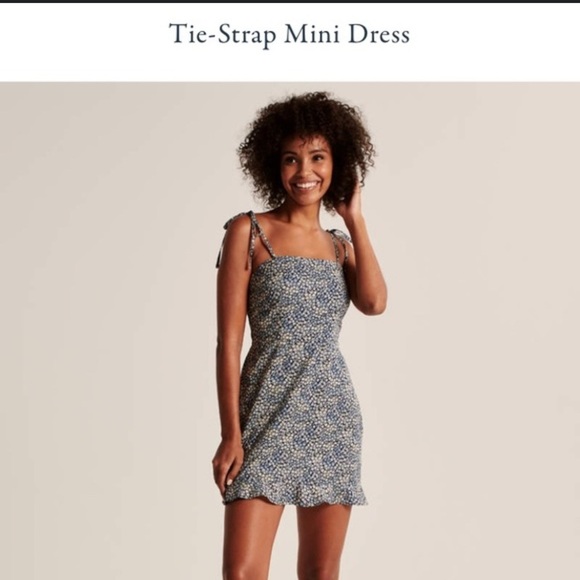 Abercrombie & Fitch Dresses & Skirts - NWT Abercrombie & Fitch Floral Tie Strap Mini Dress